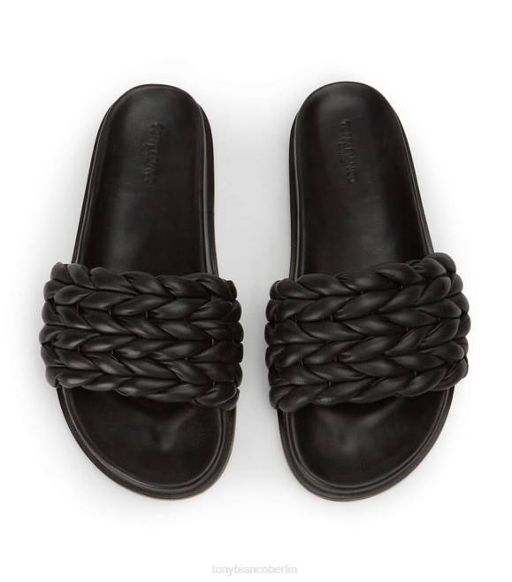 Sandalen| de Tony Bianco Frauen Layton-Sandalen schwarzes Nappaleder 4624636